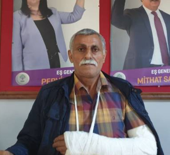 Polis HDP üyesinin kolunu kırdı, hastane darp raporu vermedi