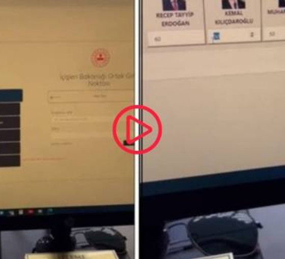 CHP'li Erkek 'İçişleri'ne ait paralel seçim kurulu'nun görüntülerini yayınladı