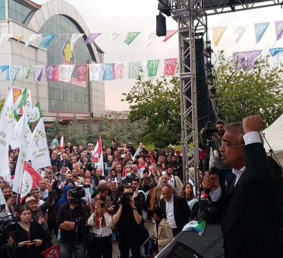 Mithat Sancar Ankara'da konuştu: Ankara tek adam rejimini göndermeye kararlı