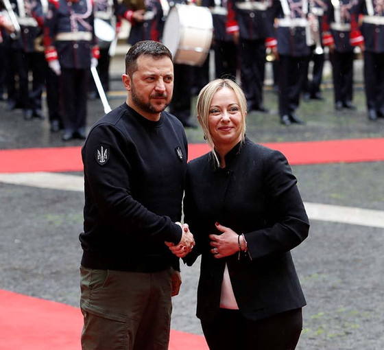 Ukrayna Devlet Başkanı Zelenskiy İtalya'da, yarın Almanya'ya gidiyor