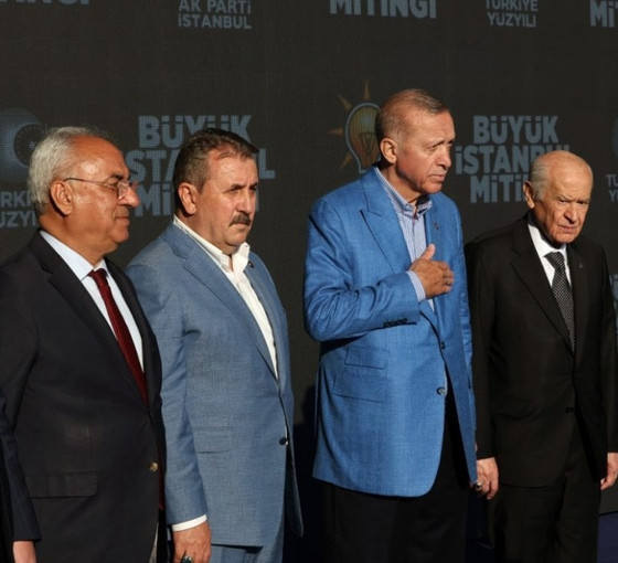 Erdoğan, Aksakal, Yapıcıoğlu ve Erbakan ile görüştü