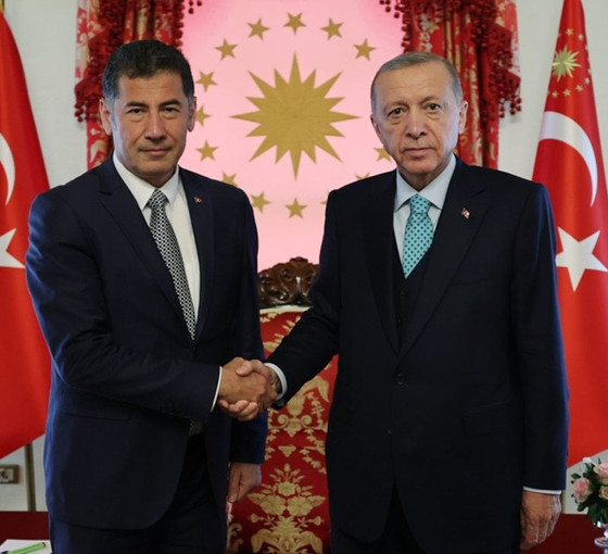 Erdoğan Dolmabahçe'de Oğan'la görüştü