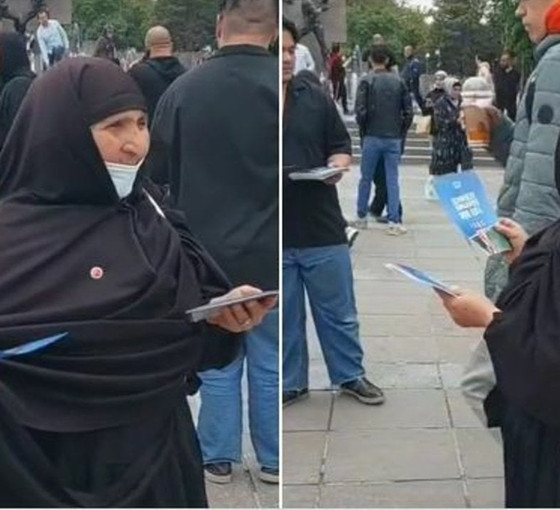 Kızılay yöneticisi, Kılıçdaroğlu broşürü dağıtan Saadet Partili kadını hedef aldı