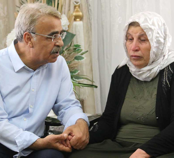 HDP Eş Genel Başkanı Mithat Sancar'dan Emine Şenyaşar’a ziyaret