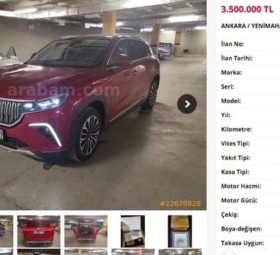 İkinci el TOGG üç katı fiyatla satışa sunuldu: İnceleme başlatıldı