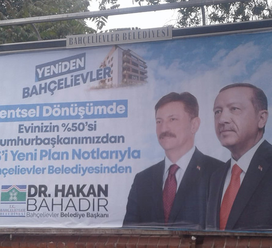 Kaftancıoğlu: Bahçelievler Belediyesi yasaya rağmen seçim günü Erdoğan afişini kaldırmadı