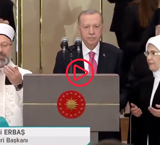 Erdoğan, göreve dua ile başladı, Nicolas Maduro da eşlik etti