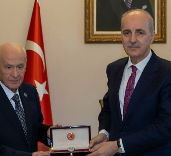TBMM Başkanı Kurtulmuş, görevi geçici başkan Bahçeli'den devraldı