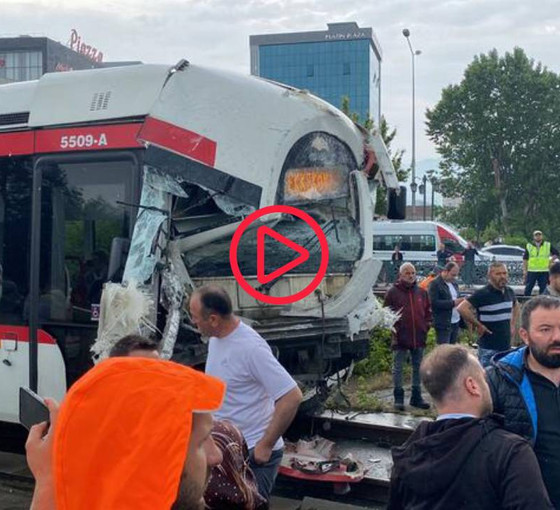 Samsun’da iki tramvay kafa kafaya çarpıştı: 26 kişi yaralandı