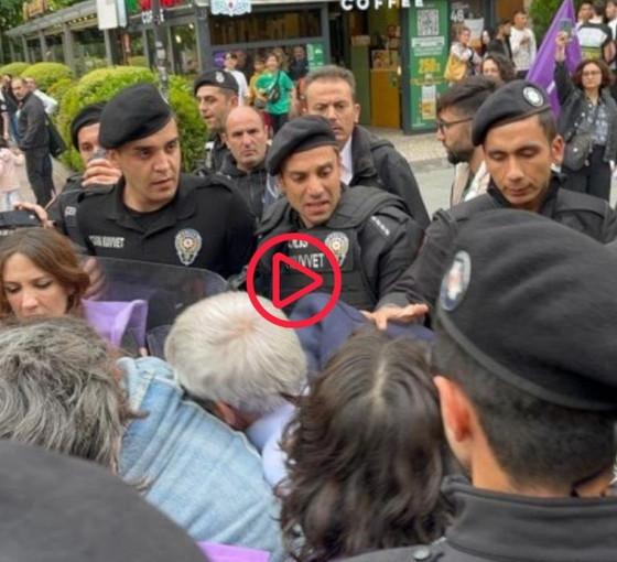 Eskişehir'de 'okullarda imam' uygulamasına karşı eyleme polis müdahalesi