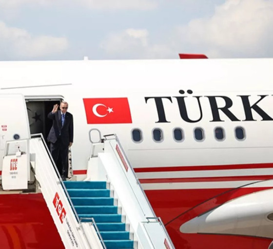 Erdoğan, KKTC ziyaretinin ardından Bakü'ye geçti