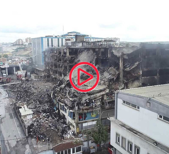 İkitelli'deki fabrika yangını dört gündür söndürülemiyor