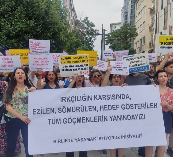 Dünya Mülteciler Günü'nde Kadıköy'de eylem: Birlikte yaşamak istiyoruz