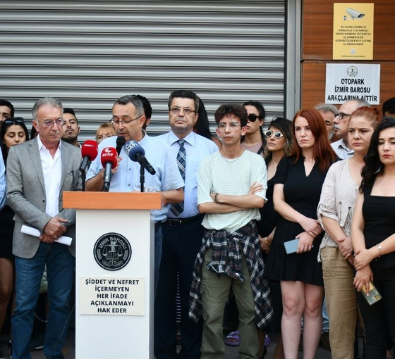 LGBTİ+'lara ve İzmir Barosuna saldırıya tepki: Haklarını savunmaya devam edeceğiz