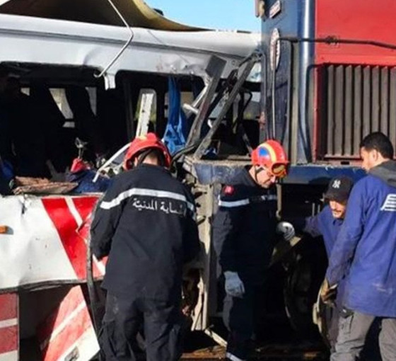 Tunus'ta tren kazası: İki ölü, 31 yaralı