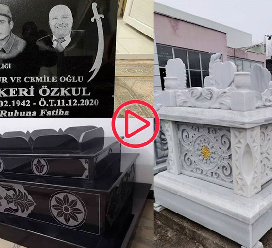 Mardin'de bir garip mezar taşı reklamı: 'Ahirette gözler üzerinizde olsun'