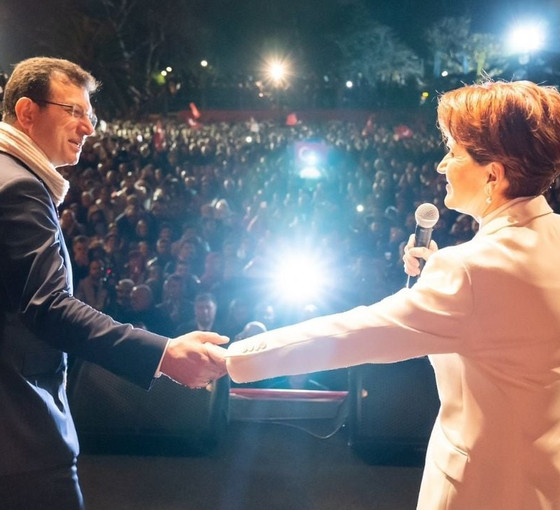 İmamoğlu'ndan Akşener'e tebrik mesajı