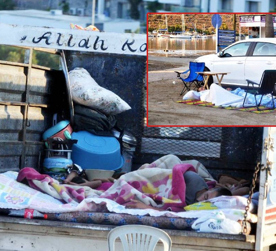 Bodrum 'açık hava oteli'ne döndü: Cebimizdeki parayı otele verirsek hem aç kalırdık, hem geri dönemezdik