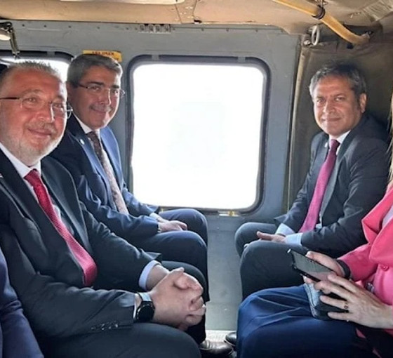 AKP'liler bayramlaşmak için 45 dakikalık yolu helikopter gitti, sosyal medyadan tepki yağdı