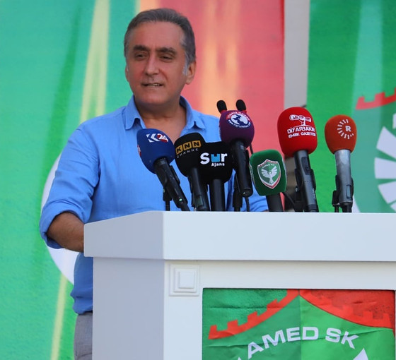 Kongreye giden Amedspor’un kulüp başkanı Aziz Elaladı oldu: Hedefimiz 1. Lig