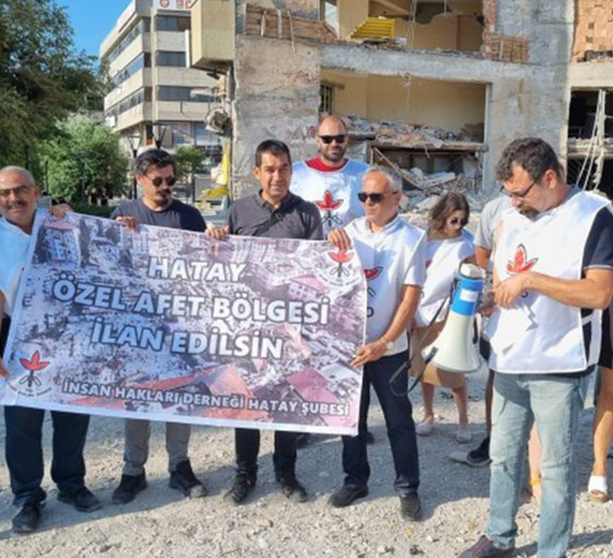 İHD: Hatay özel afet bölgesi ilan edilsin