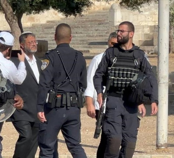 Doğu Kudüs'te gerginlik: Ulusal Güvenlik Bakanı Itamar Ben-Gvir'den Mescid-i Aksa'ya baskın