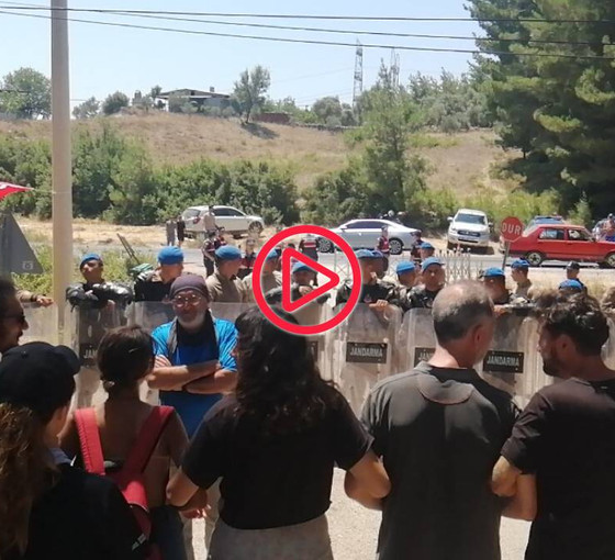Jandarmadan Akbelen'de 'su' engellemesi: Oturma eylemi başlatıldı