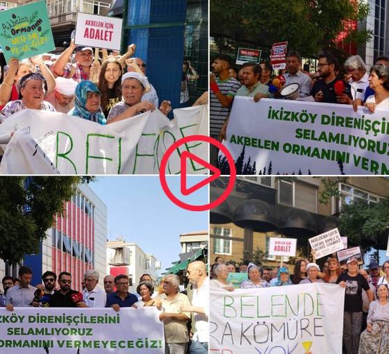 Akbelen için direnen İkizköylüler Ankara'da: İnsana ve doğaya zarar veren tüm projeleri iptal edin!