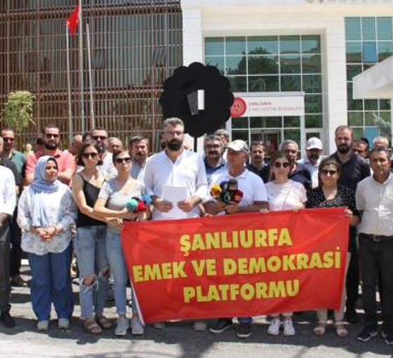Urfa'da 'Asım Sultanoğlu' protestosu: Emek ve Demokrasi Platformu siyah çelenk bıraktı