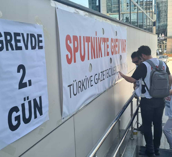 Sputnik'te grevin ikinci günü: 'Sputnik'i Sputnik yapanların tamamı burada'