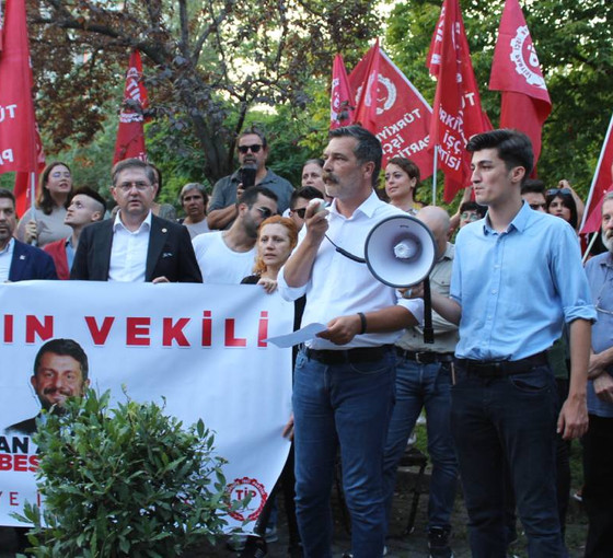 TİP'ten yasaklanan 'Can İçin Adalet Buluşması' için eylem: 'Bu kararı bir ibret vesikası olarak saklayacağız'