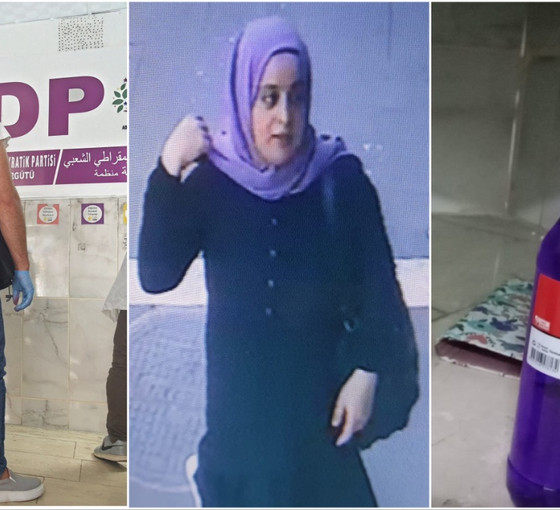 HDP Adana il binasına saldırı girişimi: Bir kadın yanıcı ve patlayıcı madde bıraktı