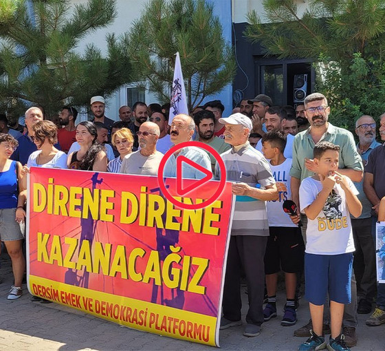 FEDAŞ, Dersim'deki elektrik kesintilerini hak arayışında olan işçilere bağladı, işçiler açıklama yaptı
