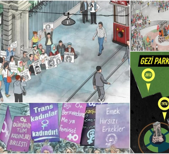 Taksim'i bir de böyle dolaşın: Dijital 'Özgürlük Turu', yasaklı protestoları gezdiriyor