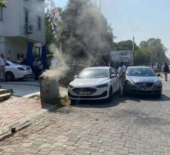 Manisa'da elektrik trafosunda yangın: AKP'li Yenişehirlioğlu'nun toplantısına katılanlar sokağa çıktı