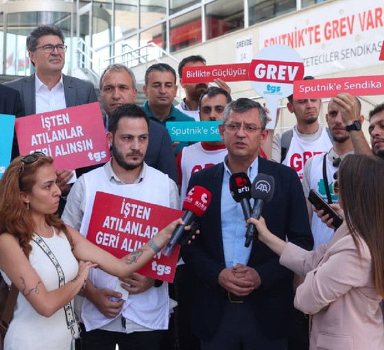 Sputnik grevine destek veren CHP'li Özel: Boykot edeceğiz