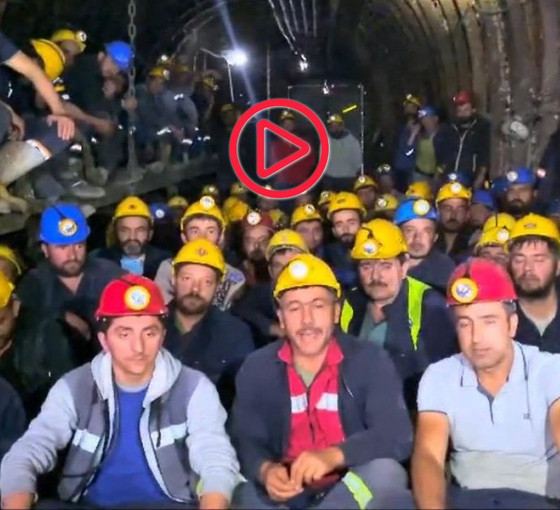 Açlık grevindeki maden işçileri yer altından seslendi: Hakkımızı alana kadar eyleme devam edeceğiz