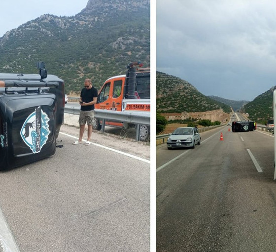 Sanatçı Sümer Ezgü, Antalya'da trafik kazası yaptı