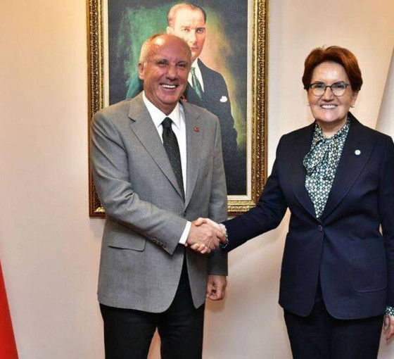 Meral Akşener ile Muharrem İnce bir araya geldi