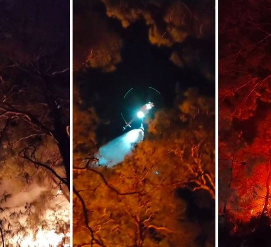 İzmir'deki orman yangınına müdahale eden helikopter baraja düştü: Üç mürettebat aranıyor
