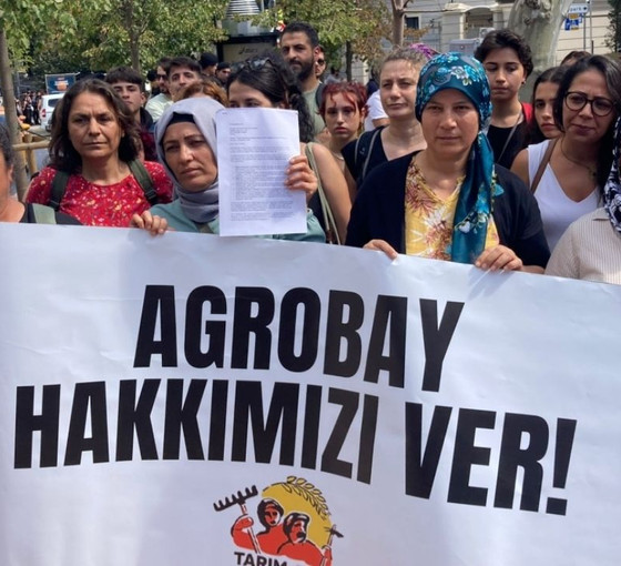 Agrobay işçileri ve patron