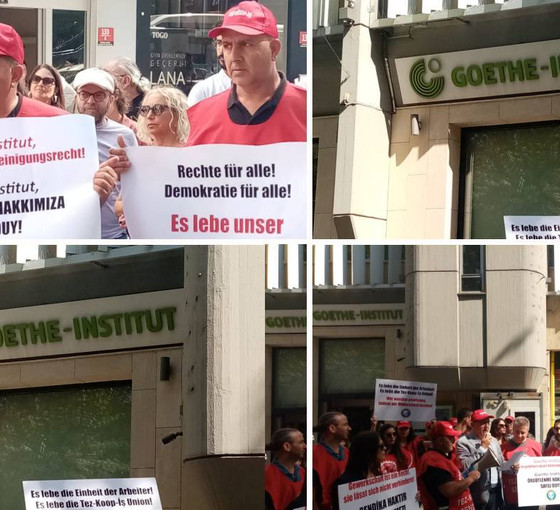 Goethe Enstitüsü çalışanlarını greve zorluyor: ‘Grev hakkımızın doğduğu bugün sesimizi duysunlar istiyoruz’