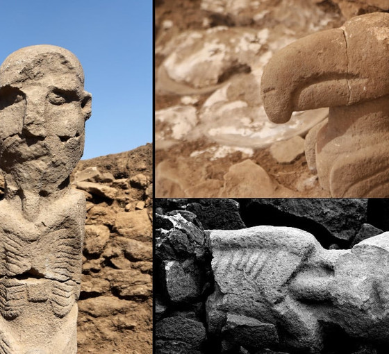 Göbeklitepe: Tarihin sıfır noktasında ilk boyalı heykel bulundu