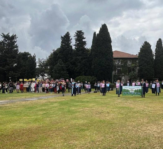 Boğaziçi'nde direniş 1000'inci günü: Kabul etmiyoruz, vazgeçmiyoruz