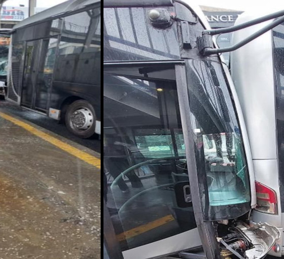 İstanbul'da iki metrobüs çarpıştı