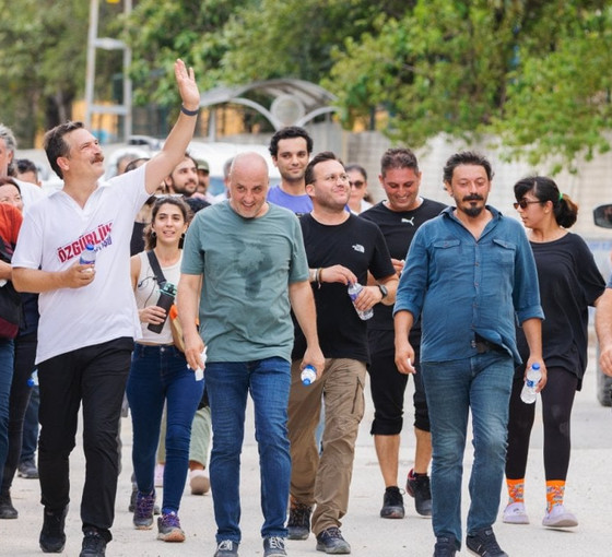 TİP'in başlattığı 'Özgürlük Yürüyüşü'nden kareler