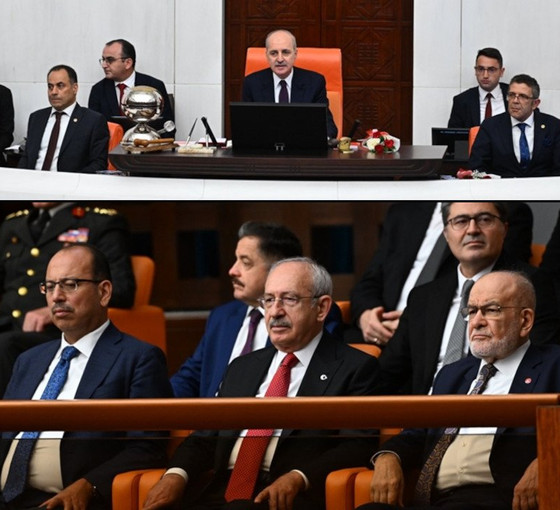 Meclis'te yeni yasama dönemi: Meclis Başkanı Kurtulmuş'tan 'yeni anayasa' vurgusu
