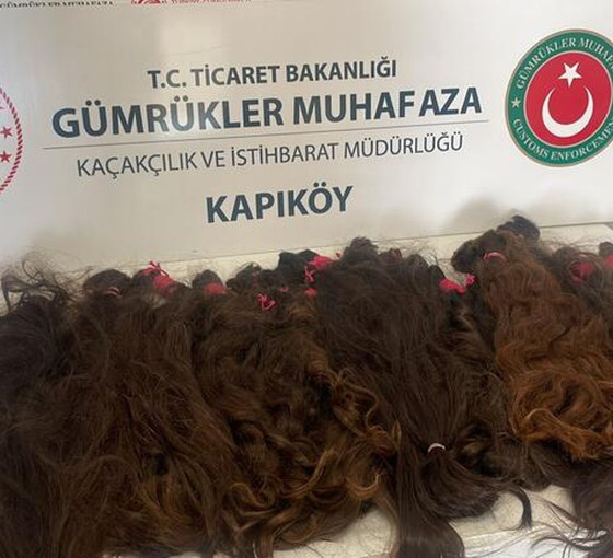 Van'da 1,3 milyon TL değerinde kaçak insan saçı bulundu