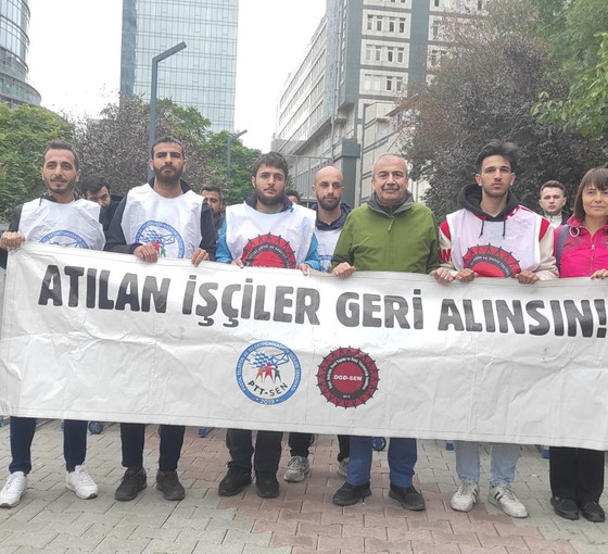 Trendyol işçileri, eyleminin 43’üncü gününde Maslak'ta bir araya geldi: Sırrı Süreyya Önder de destek verdi