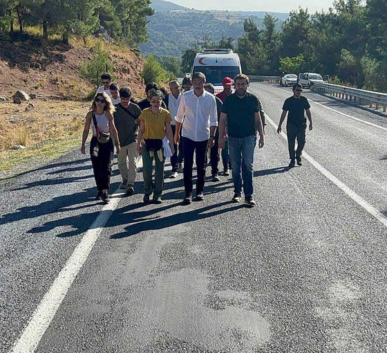 'Özgürlük Yürüyüşü'nde gündem doğa talanı